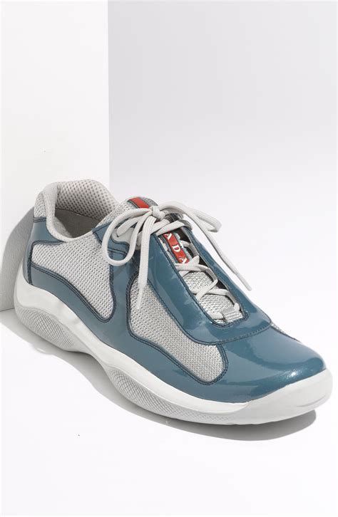 teal prada sneakers|prada shoes for men.